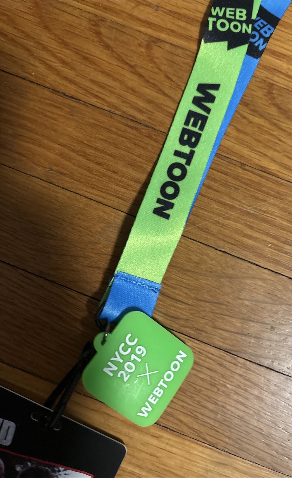 Exclusive New York comic con NYCC 2019 WEB TOON lanyard!! w/ Pro 4-Day Pass