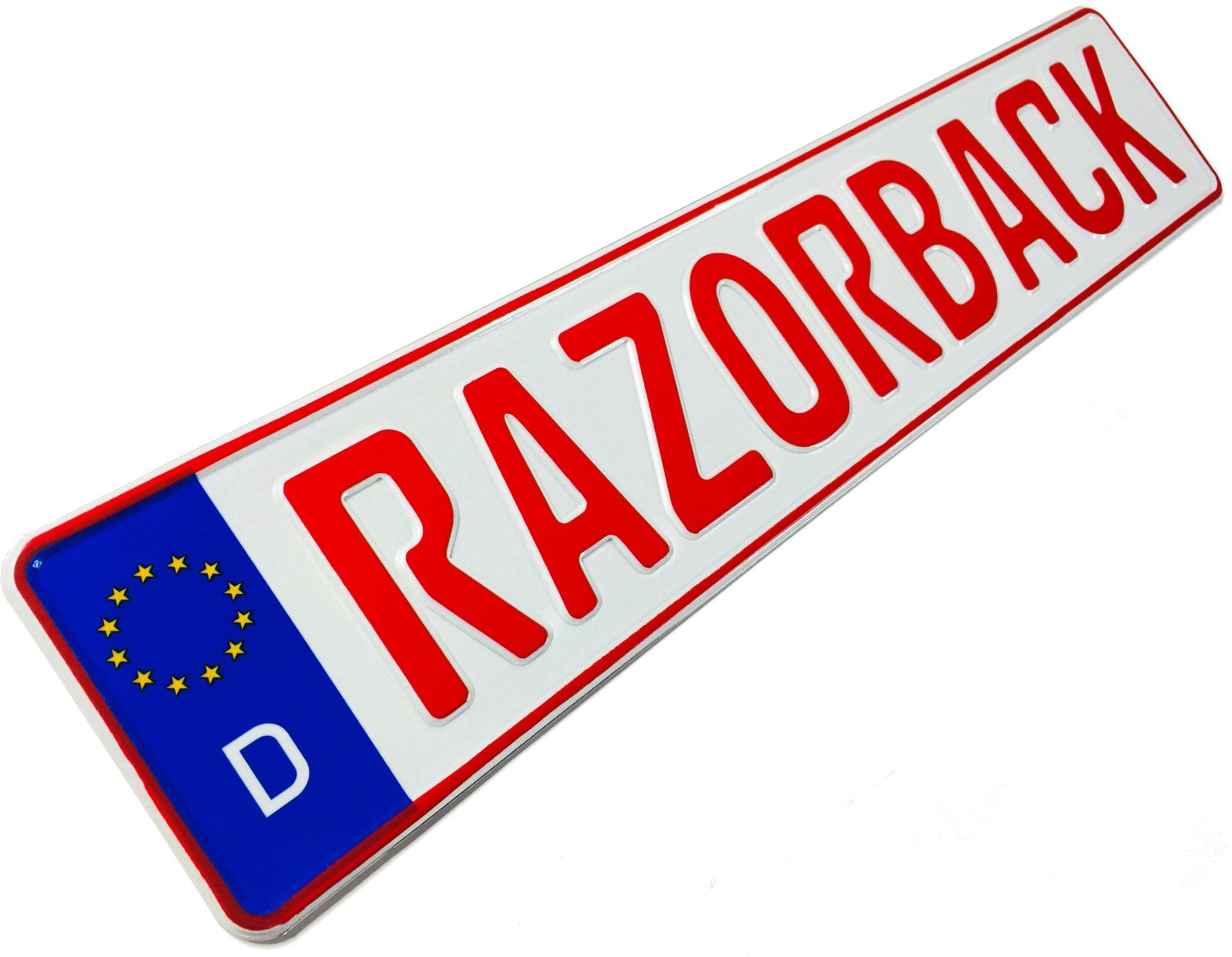 Custom European German License Plate – Customize Your Plate