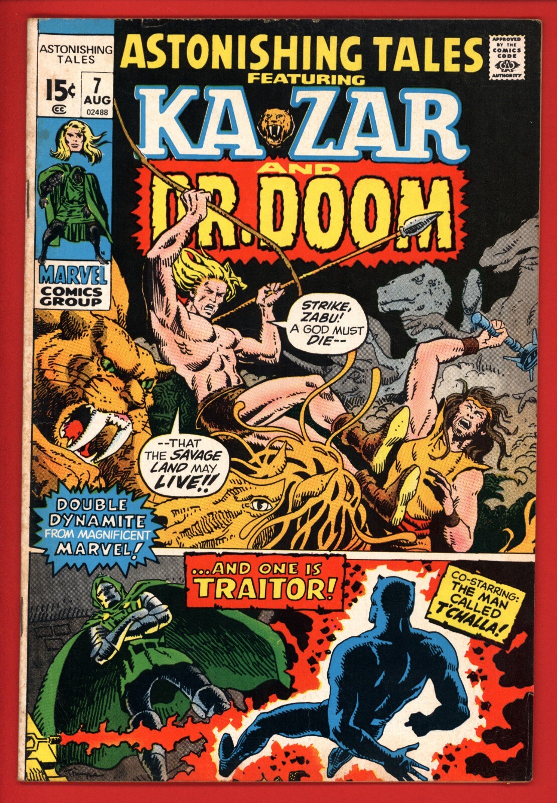 Astonishing Tales #7 5.0 VG/FN very good fine Marvel comics DOCTOR DOOM KA-ZAR