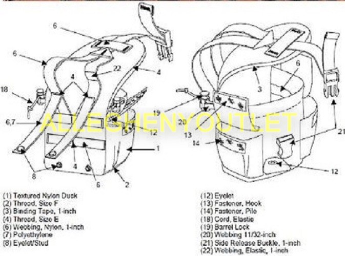 Original Military ACU MOLLE General Purpose 1 Quart Canteen Cover Mag Dump Pouch