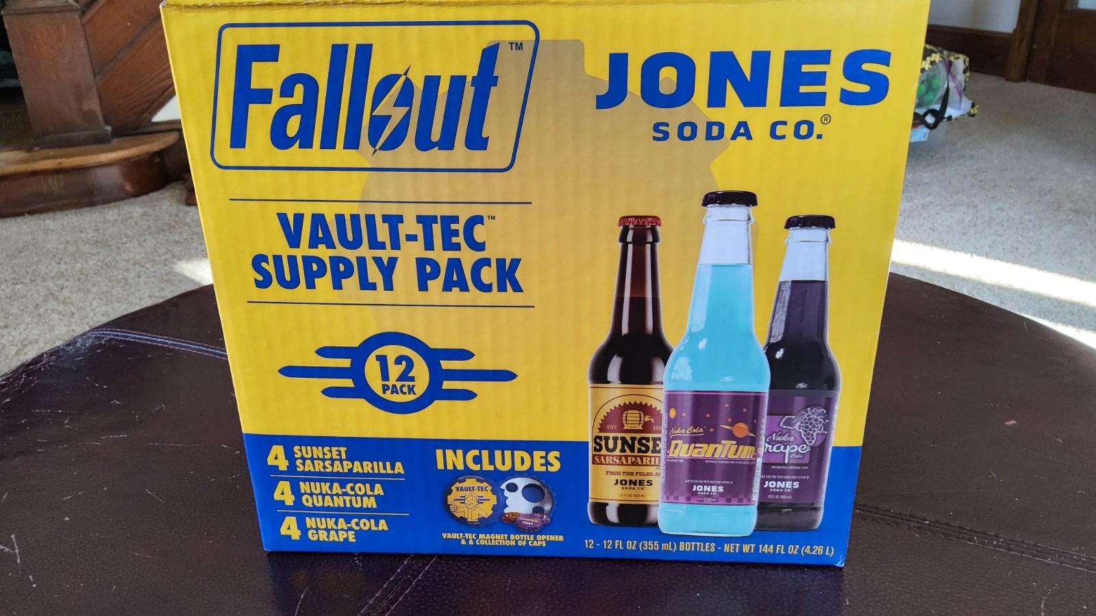 Fallout Jones Soda Empty Bottles Caps Opener Original Box