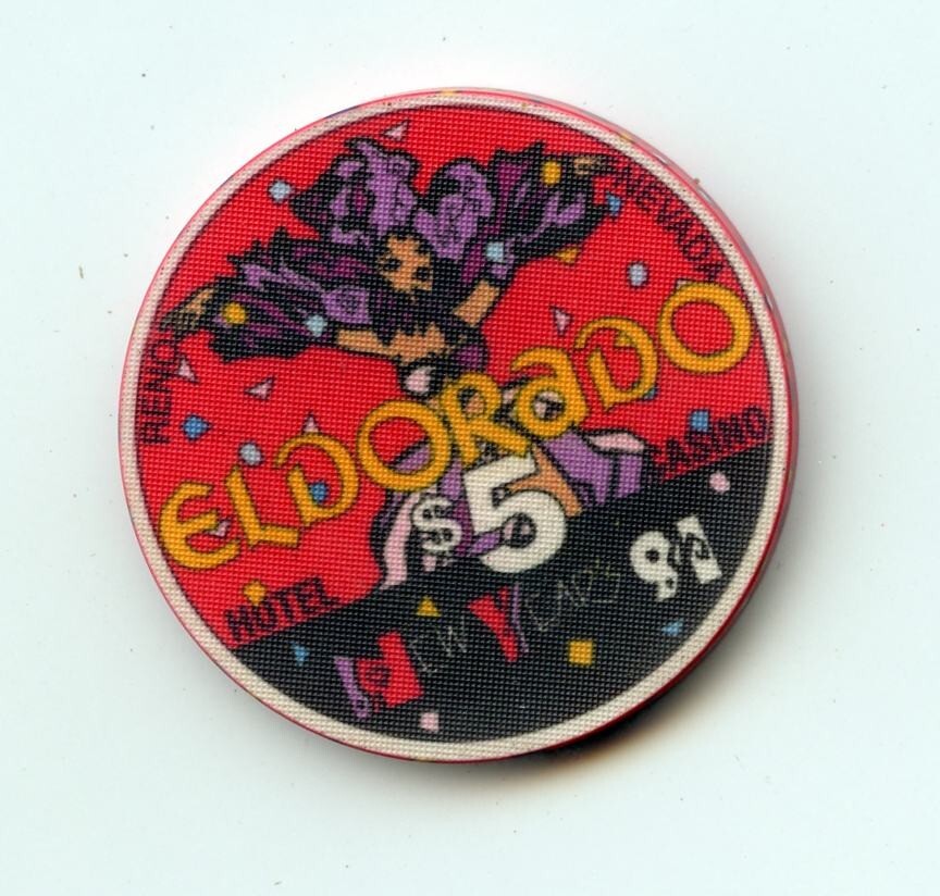 5.00 Chip from the Eldorado Casino Reno Nevada Dancer