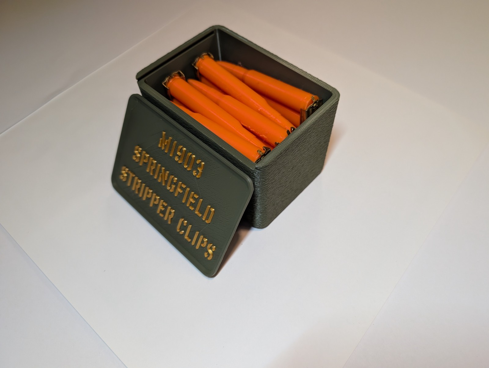 M1903 Springfield Stripper Clip Storage Box (Box Only)