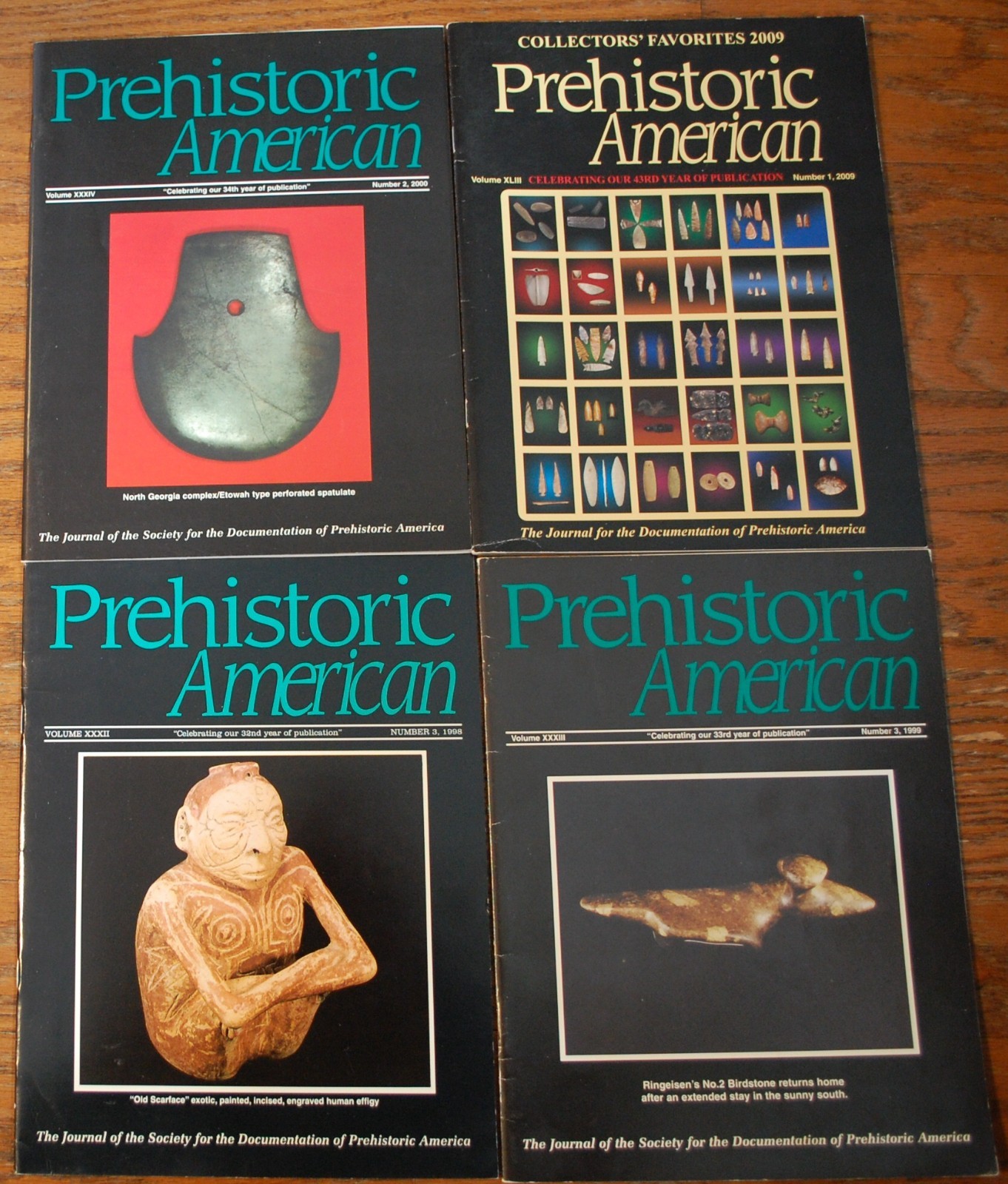 Prehistoric American Magazine 1998, 1999, 2000, & 2009