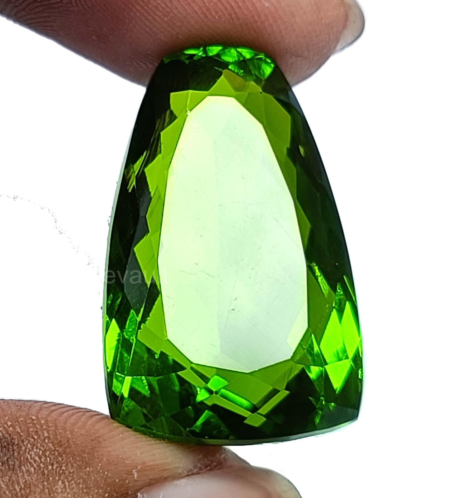 44.10 Ct Fancy Shape Natural Green Peridot Loose Stone – Certified Gemstone 5SDI