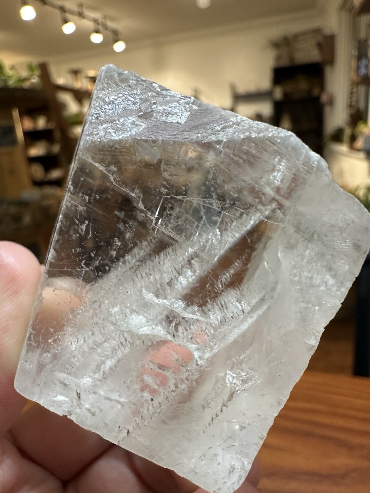 2” Natural Clear Quartz Chunk 4.6oz Raw Crystal Ice Fracture Inclusion Specimen