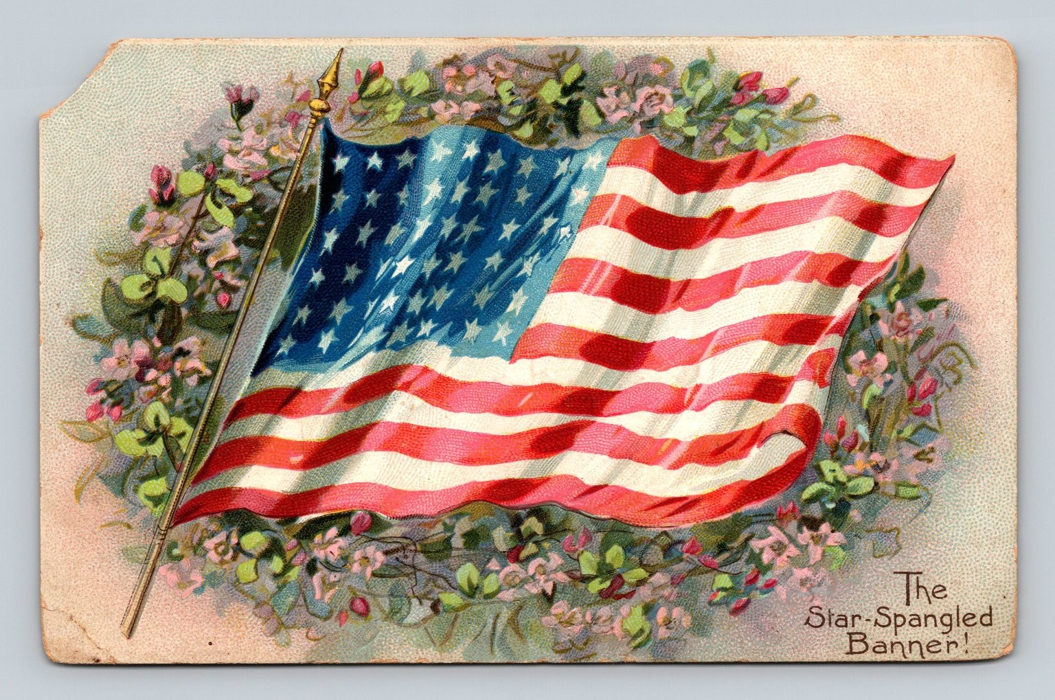 Raphael Tuck Star-Spangled Banner Flag Postcard Decoration Day Pre-1920