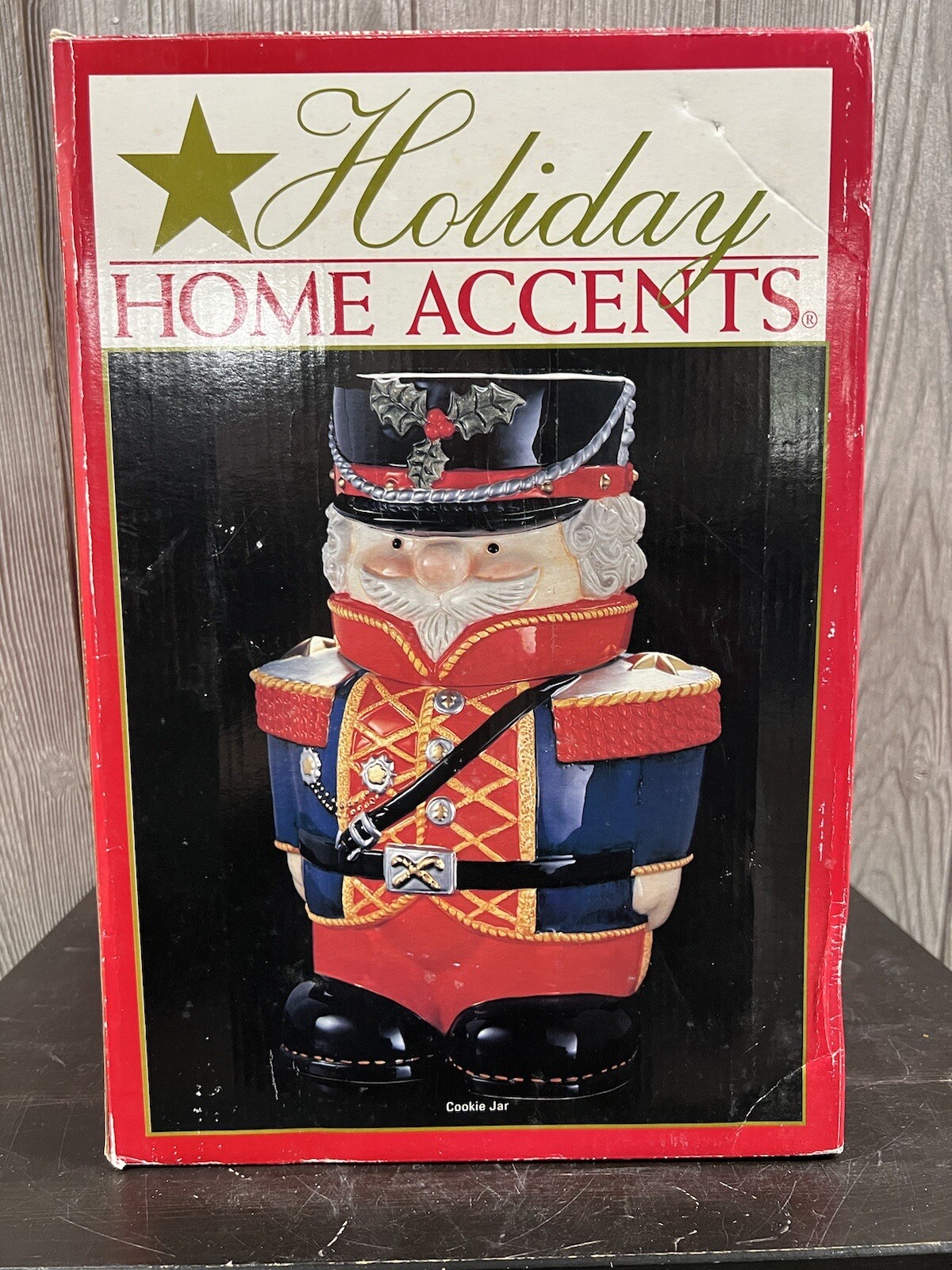 Holiday Home Accents Nutcracker Cookie Jar / Treat Jar Minor Blemishes Belk