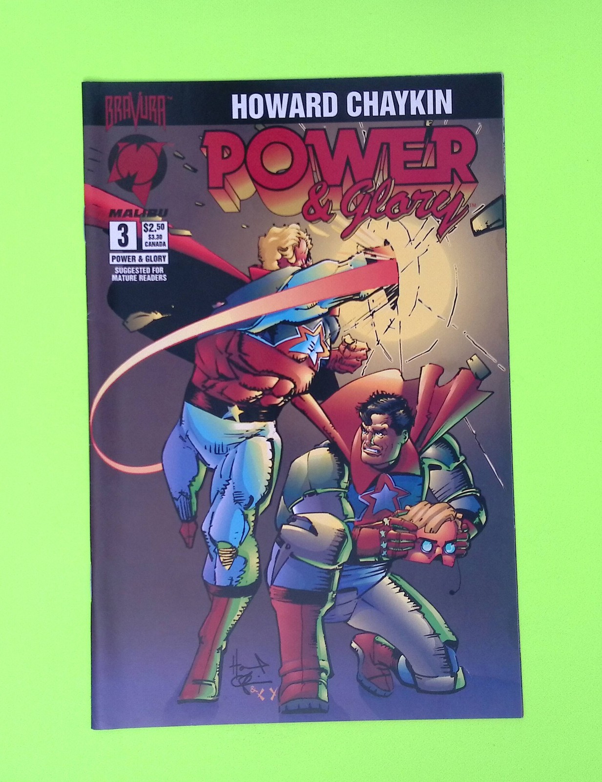 Power & Glory #3 1994 Bravura Comics 8.0 Comic Book W169-165