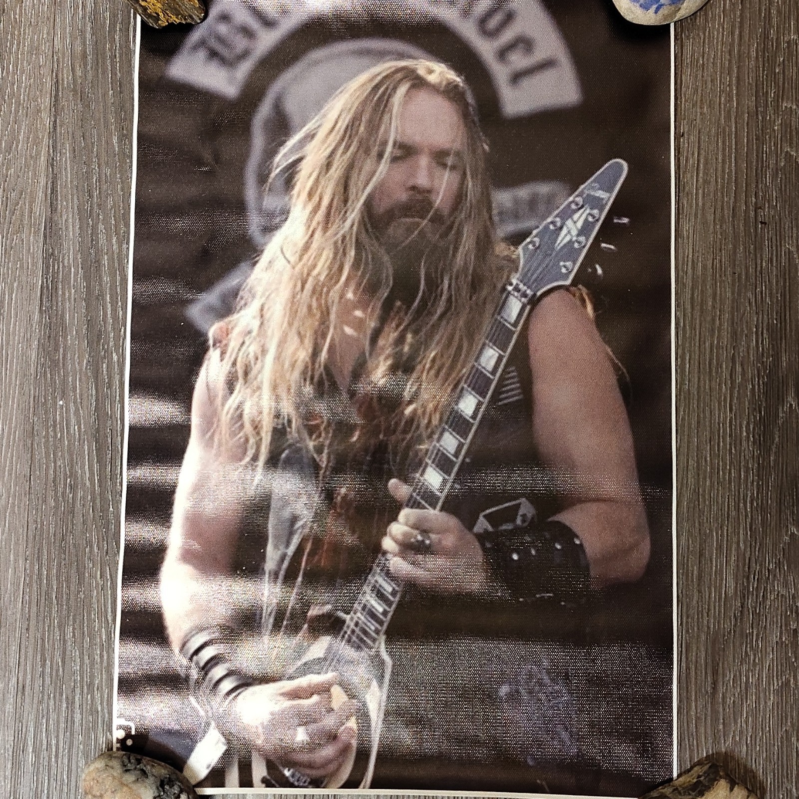 Black Label Society Multicolor Guitarist Print Advertising Poster Zakk Wylde