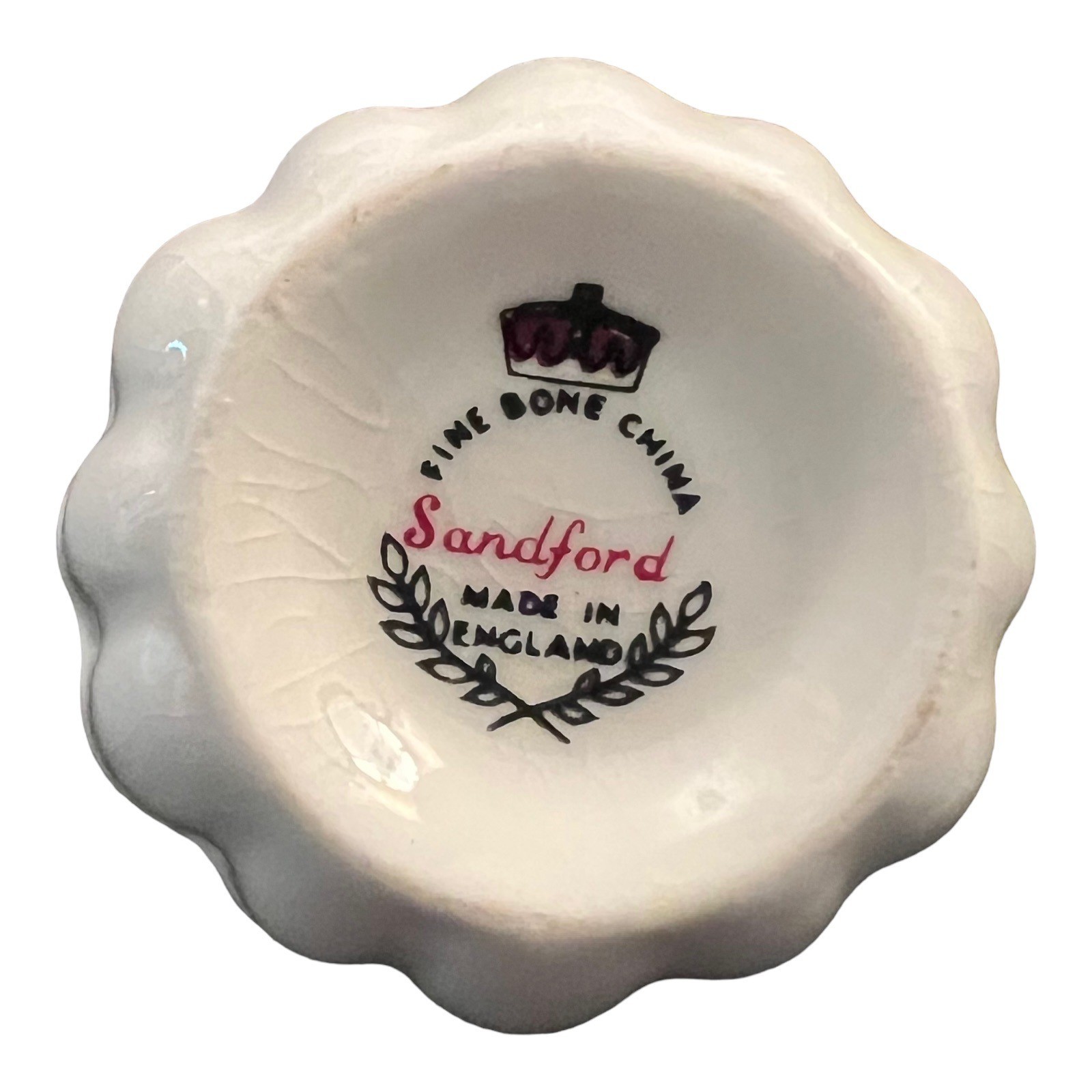 Vintage Sandford Fine Bone China Decorative Floral Porcelain Display