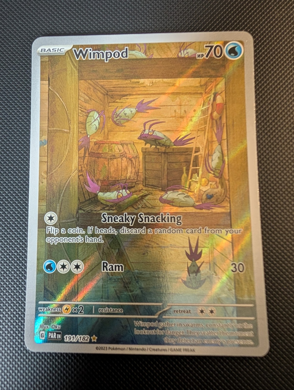 Wimpod 191/182 Paradox Rift Scarlet & Violet Pokemon TCG 2023