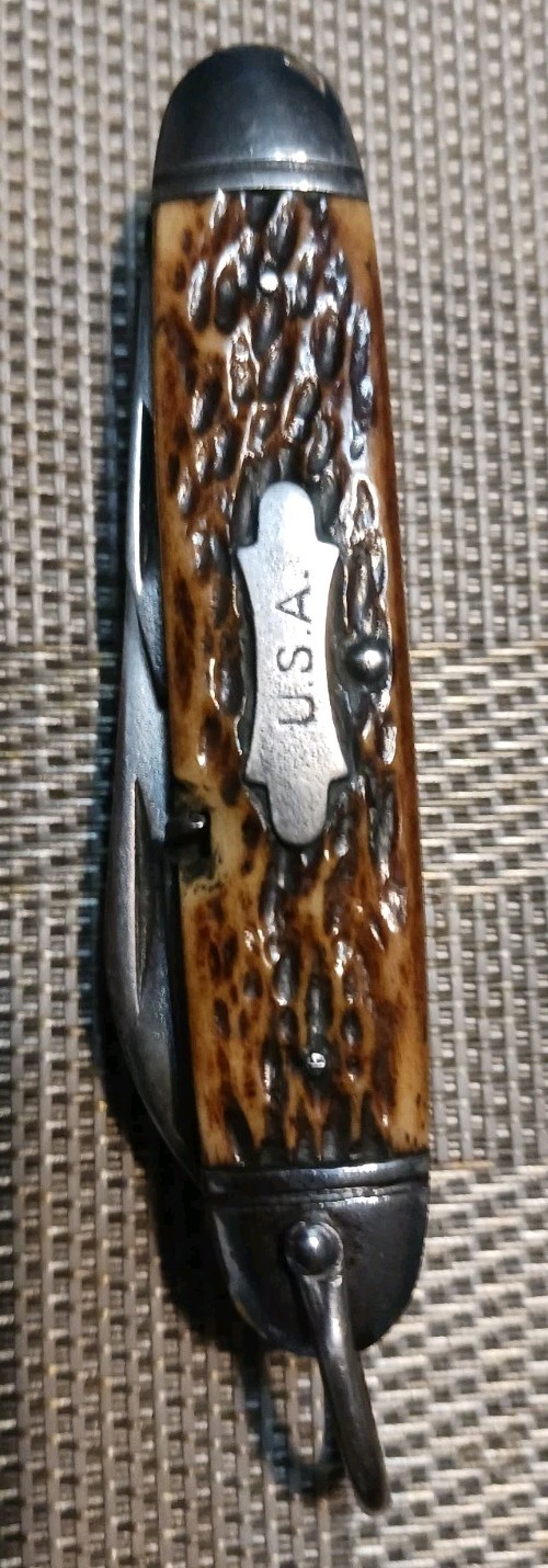 Pocket Knife – Camillus Cutlery Co. NY, U.S.A. Engineer Issued 4 Line tang stamp