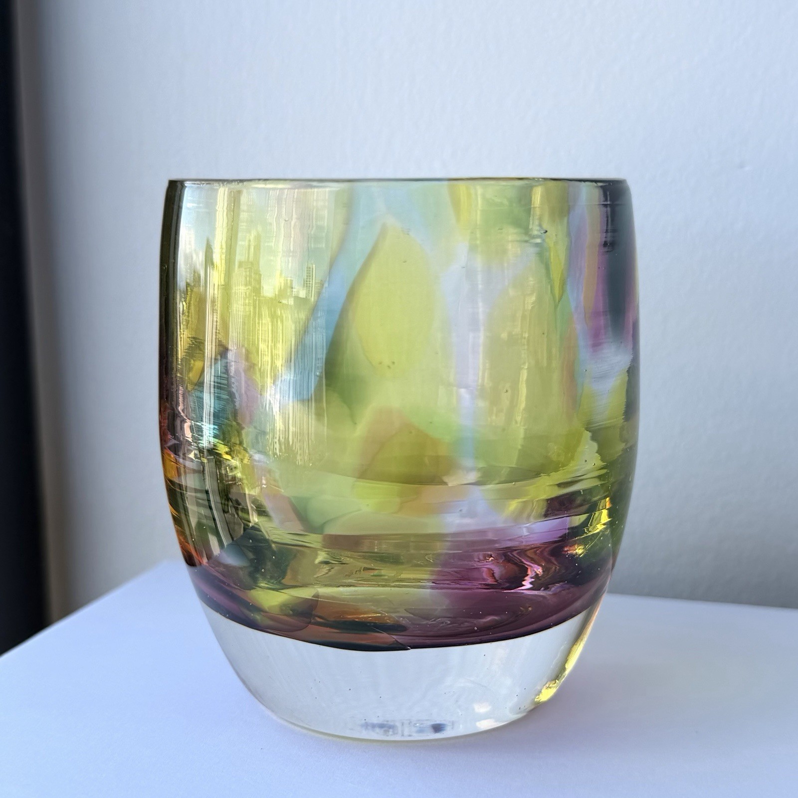 Glassybaby Votive Glass Candle Holder “Beyond the Stars Summer” – Rare Retired
