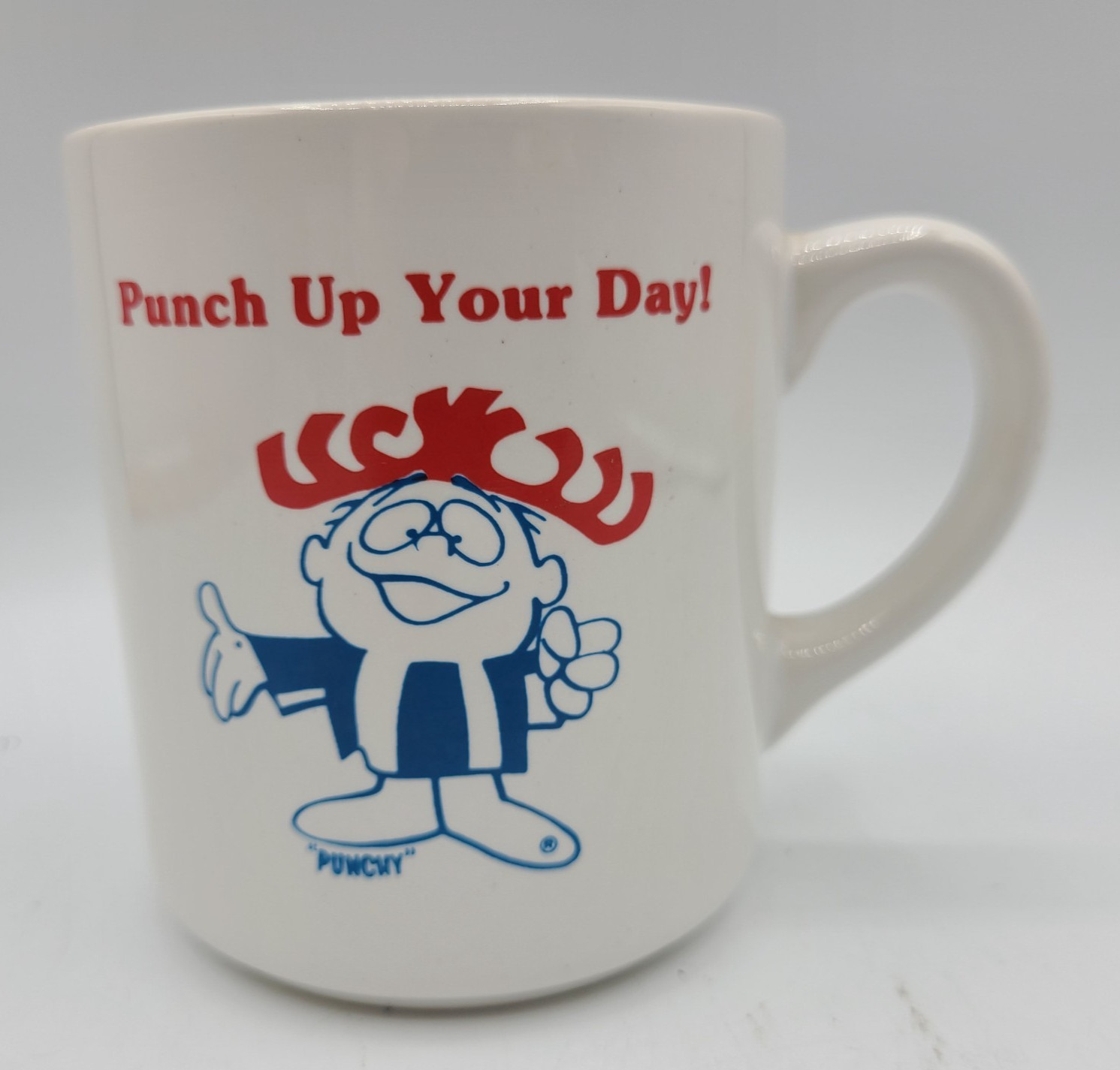 Vintage Punchy Hawaiian Punch Coffee Mug “Punch Up Your Day” 12 oz