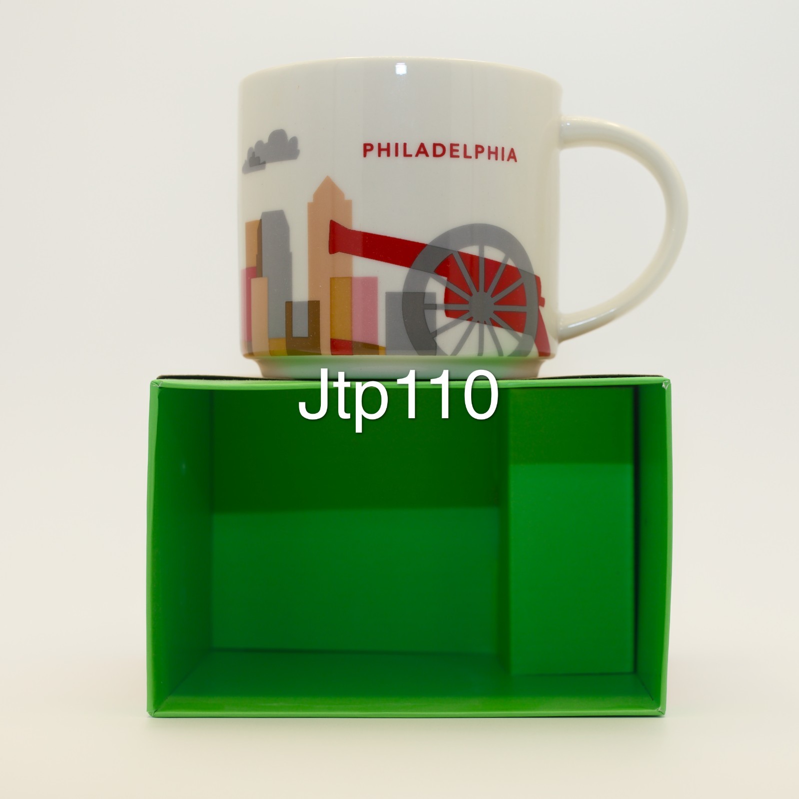 Starbucks Collectible city Philadephia Mug You are Here discontinued 14 oz