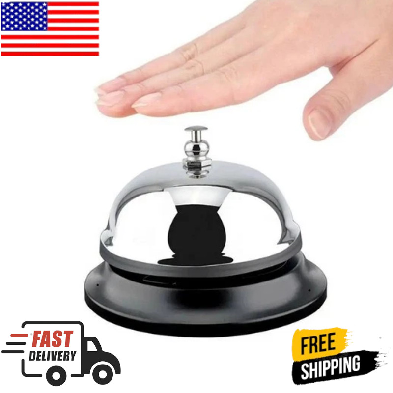 Desk Bell Loud & Clear Call Service Bell for Hotels Schools Restaurants