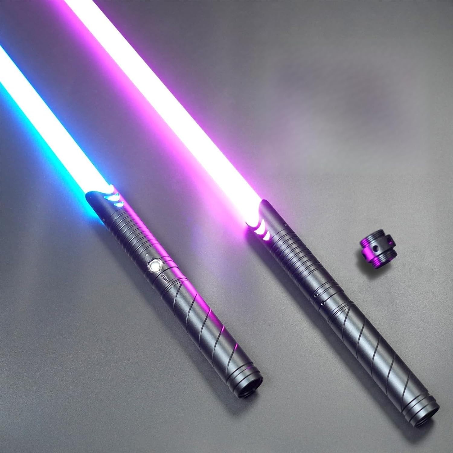 Metal Dueling Lightsaber for Adults & Teens – Heavy-Duty Aluminum Hilts, 16-Col