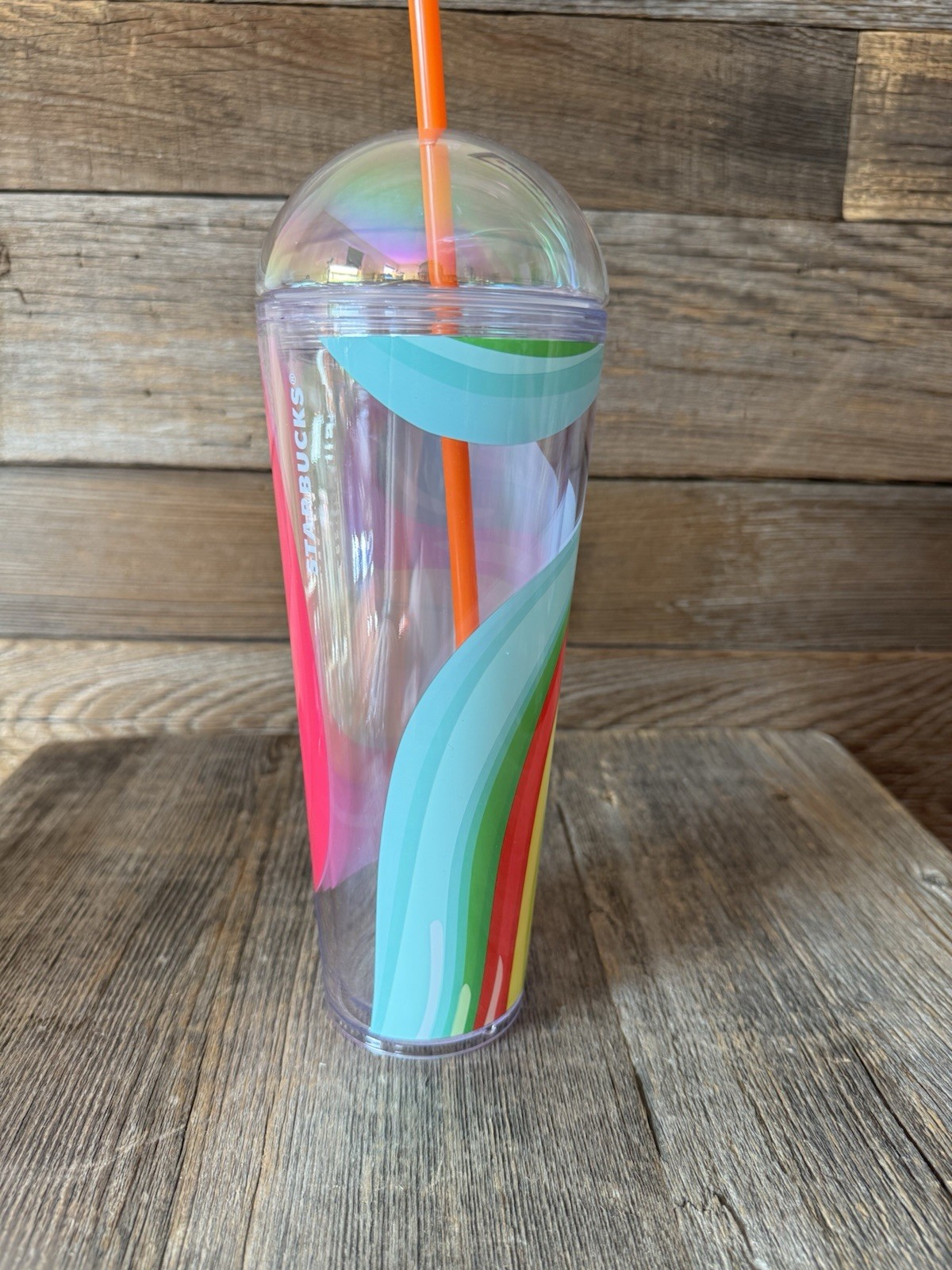 Starbucks 2025 Summer Collection 24oz Cold Cup with Lid and Straw – Limited NWT