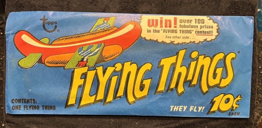 1970 Topps Flying Things 2nd Edition 1st Series Green Wings Unopened Pack