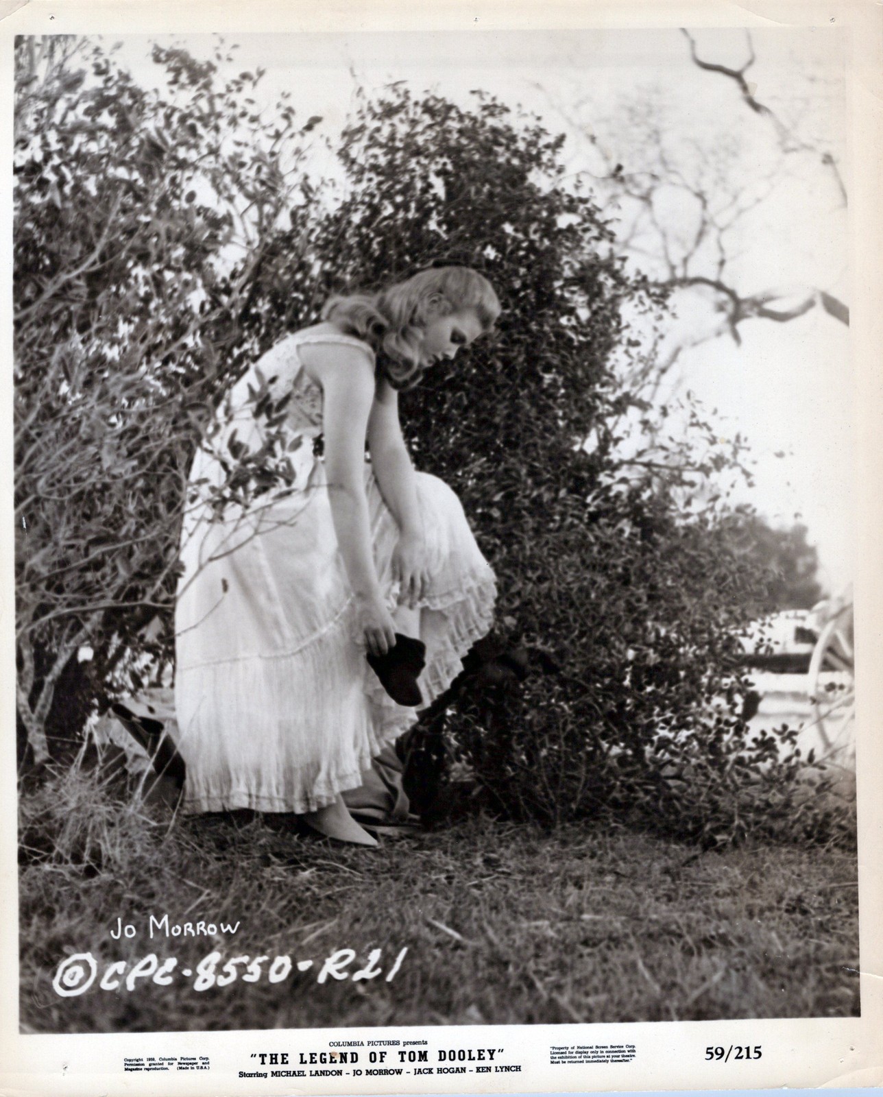 Jo Morrow in The Legend of Tom Dooley (1959) Vintage Hollywood Press Photo 1378K