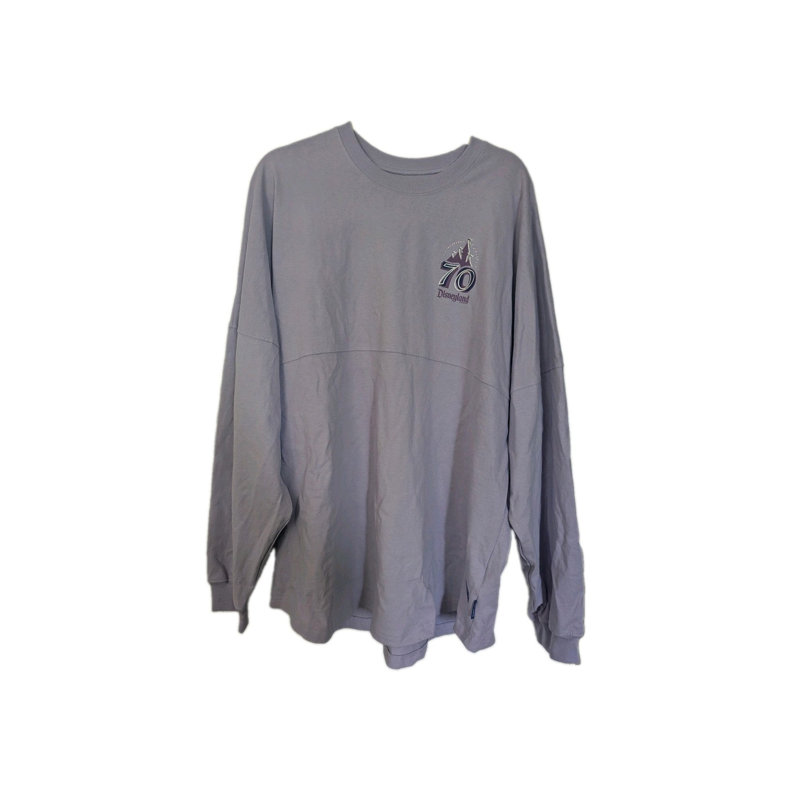 NEW Disneyland 70th Anniversary Lavender Spirit Jersey Pullover Sweatshirt XXL