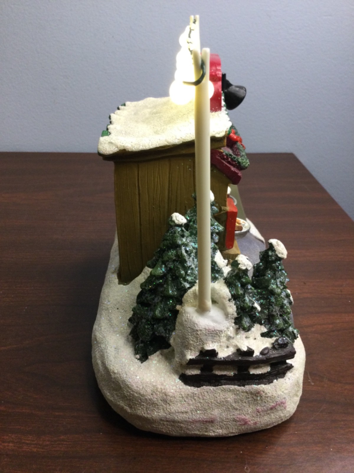 Christmas Village Lighted Bakery, White String Lights, Baked Goodies, Baker