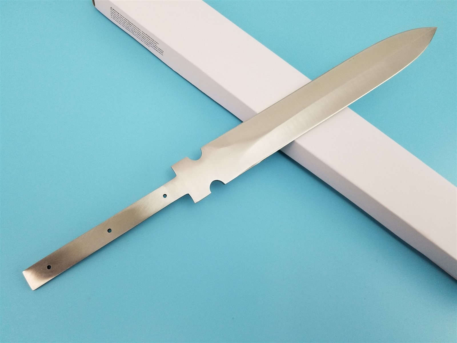 Hog Pig Sticker Knife Making Fixed 11″ Dagger Blade Blank Full Hidden Tang DIY