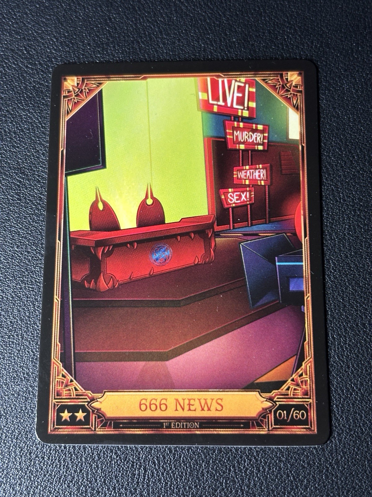 Hazbin Hotel Trading Card Season 2 • 01/60 666 News