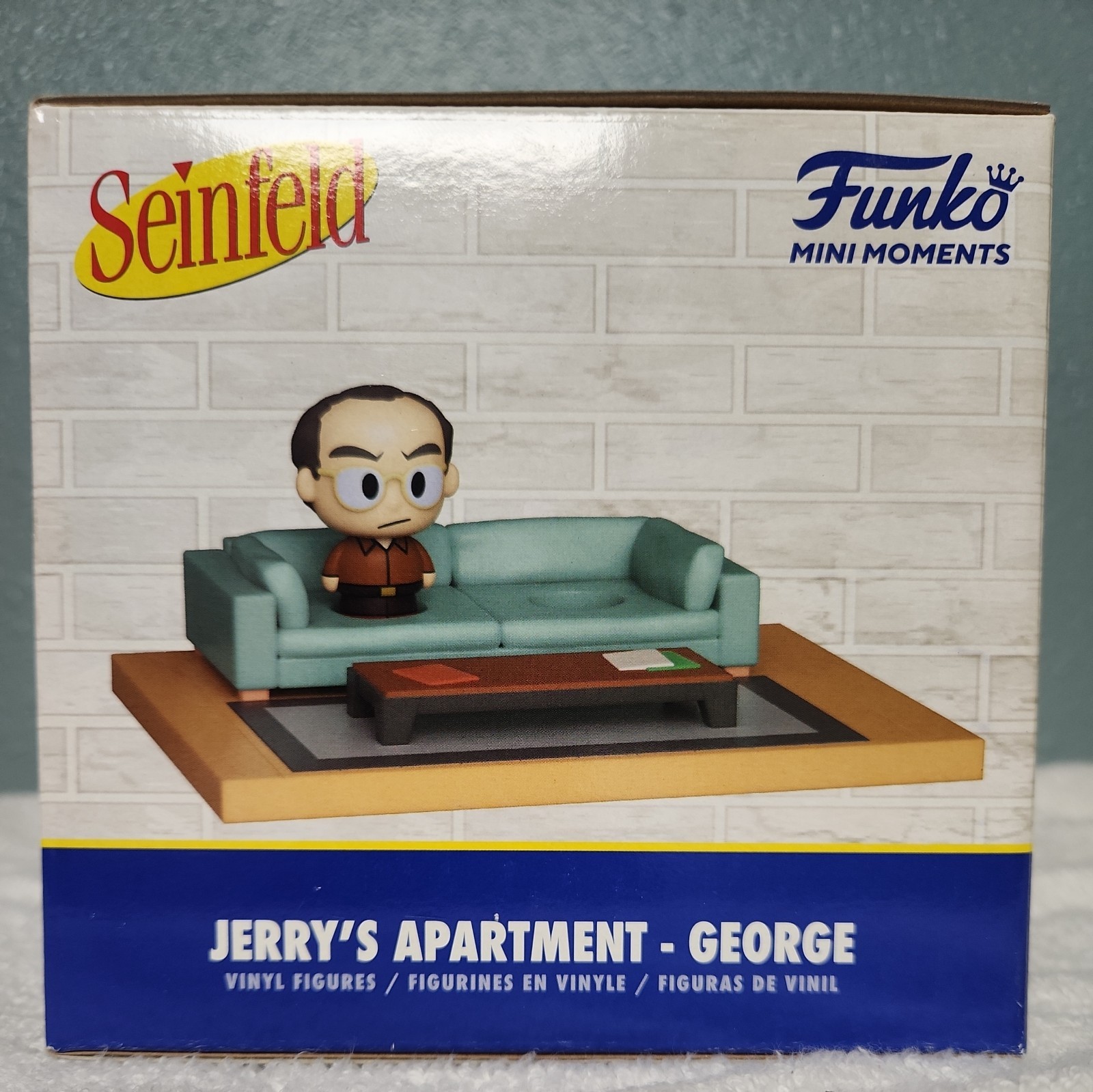 New George Costanza Seinfeld Funko Mini Moments Figure Diorama Jerrys Apartment