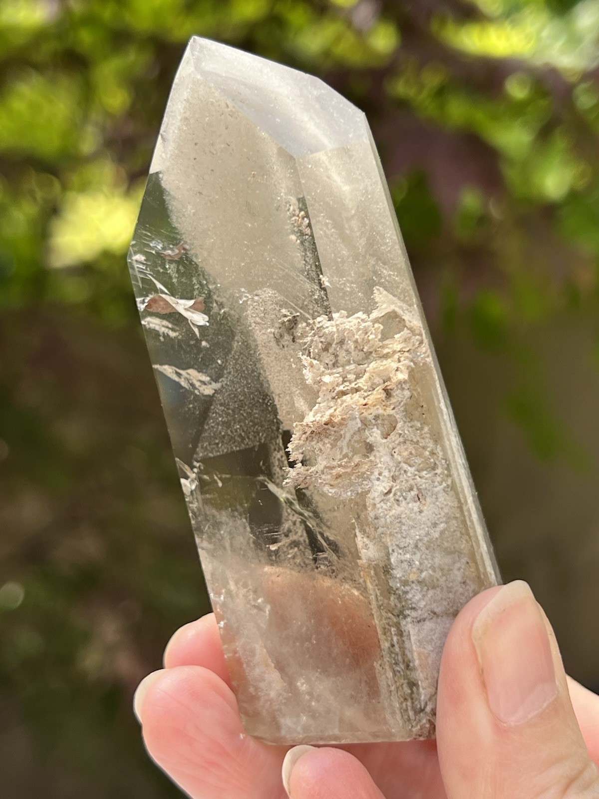 Garden / Lodolite Quartz Phantom Included Point Brazilian AAA+