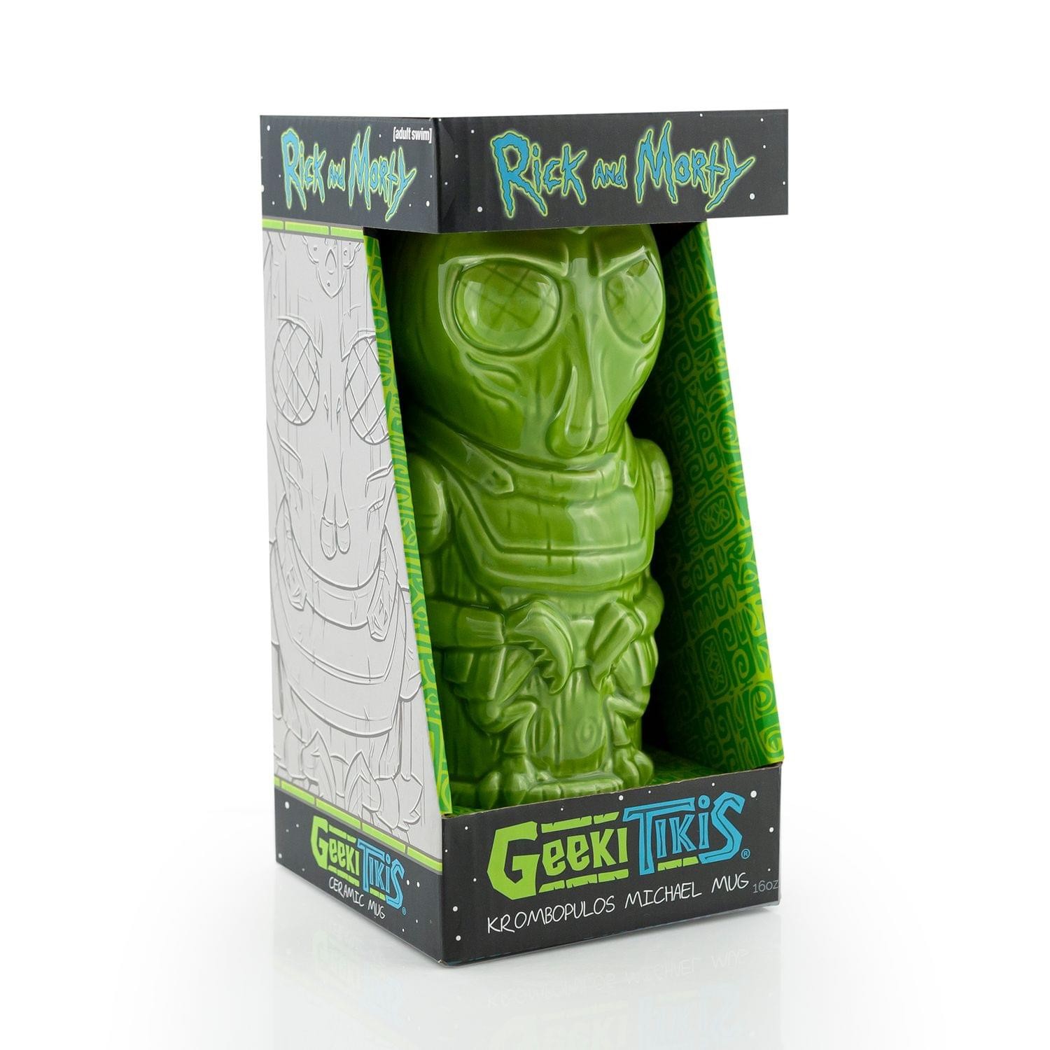Geeki Tikis Rick & Morty Krombopulos Michael Tiki Style Ceramic Mug