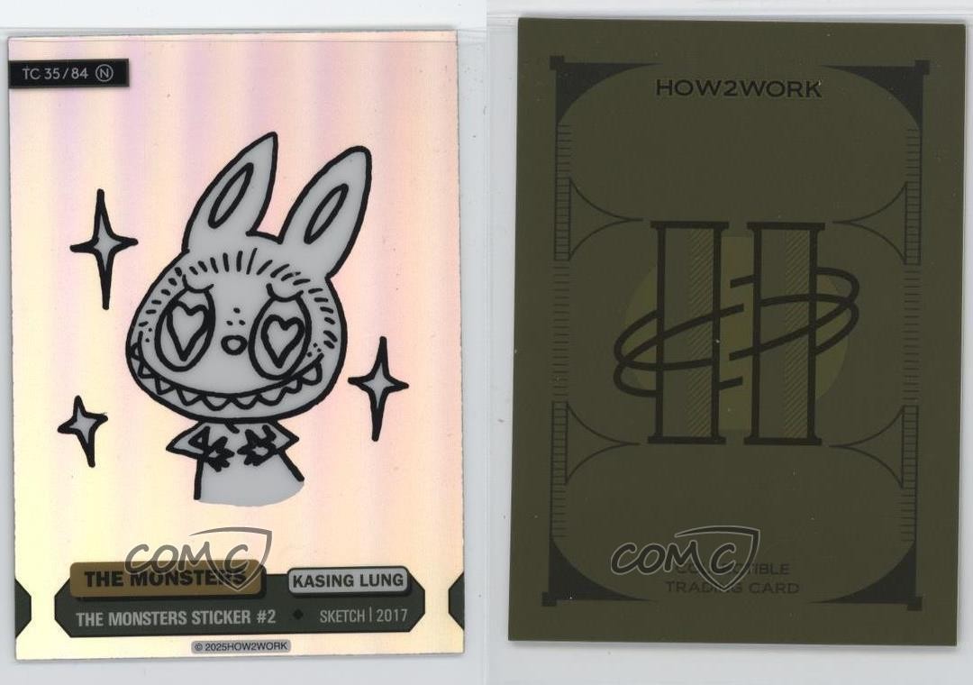 2025 How2Work The Monsters Series 3 The Monsters Sticker #2 #35 11ng
