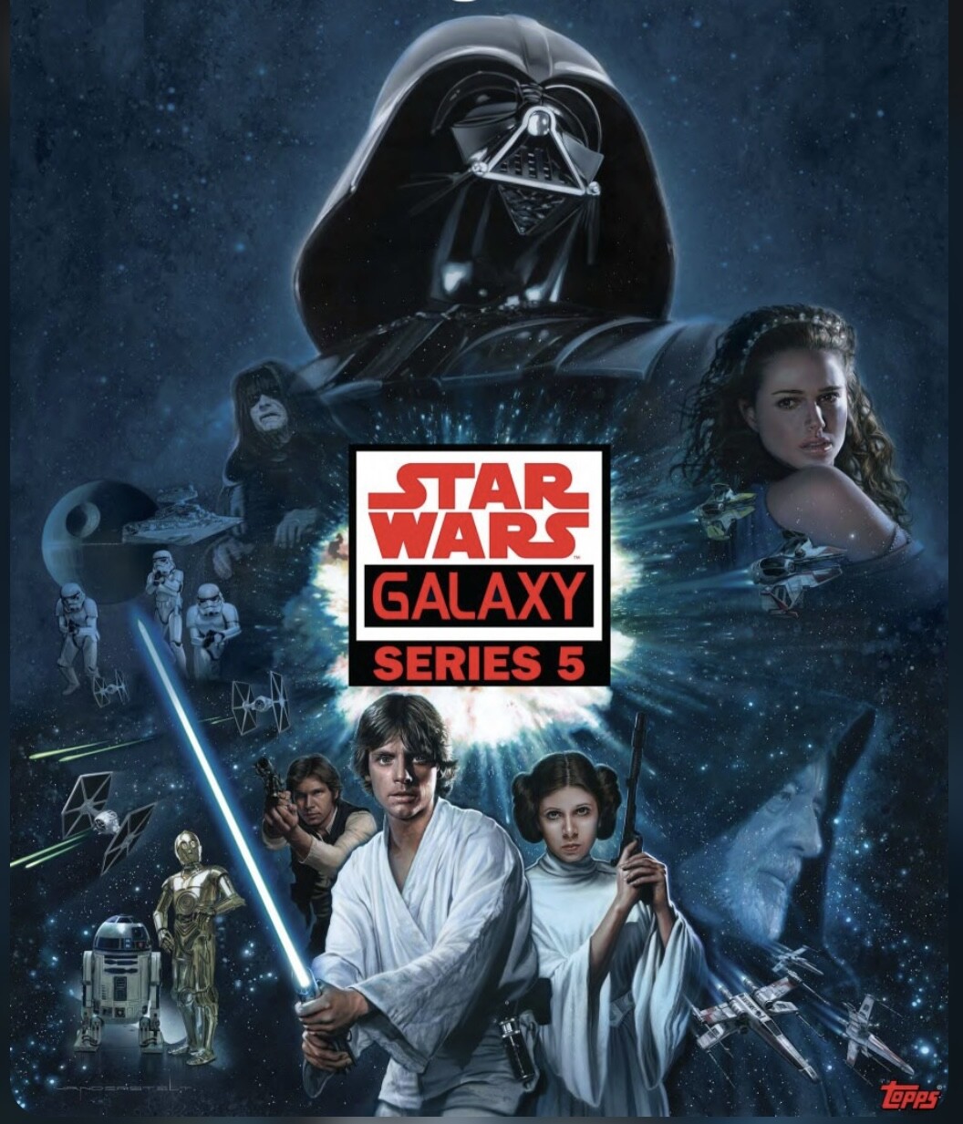 2010 Topps Star Wars Galaxy Series 5 Trading Cards Complete Your Set U Pick 5th
