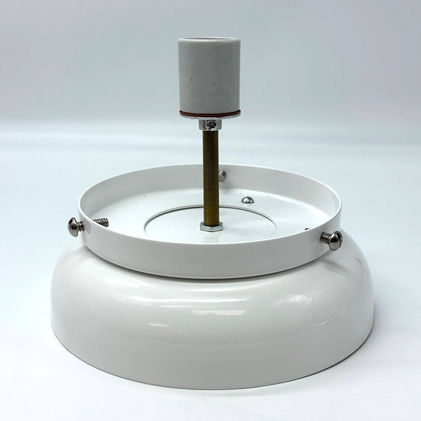 GAS PUMP GLOBE LAMP BASE – 6″ BASE W MATCHING COLOR HOLDER – FREE SHIPPING!