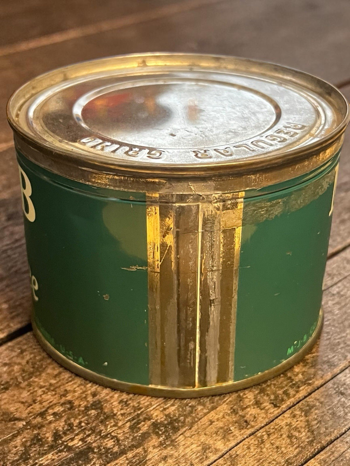Vintage MJB Regular Grind Coffee Tin