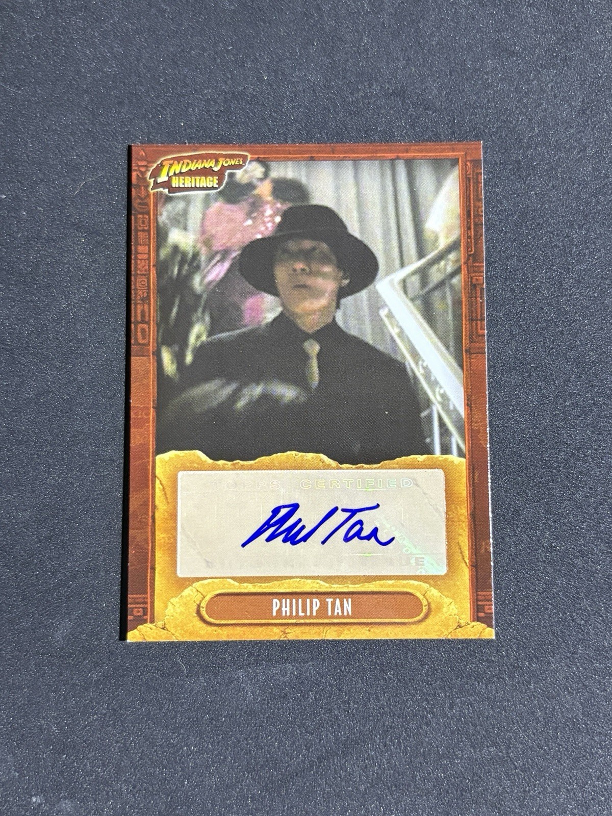 Indiana Jones Temple of Doom – Philip Tan Autograph Card – 2008 Topps Heritage