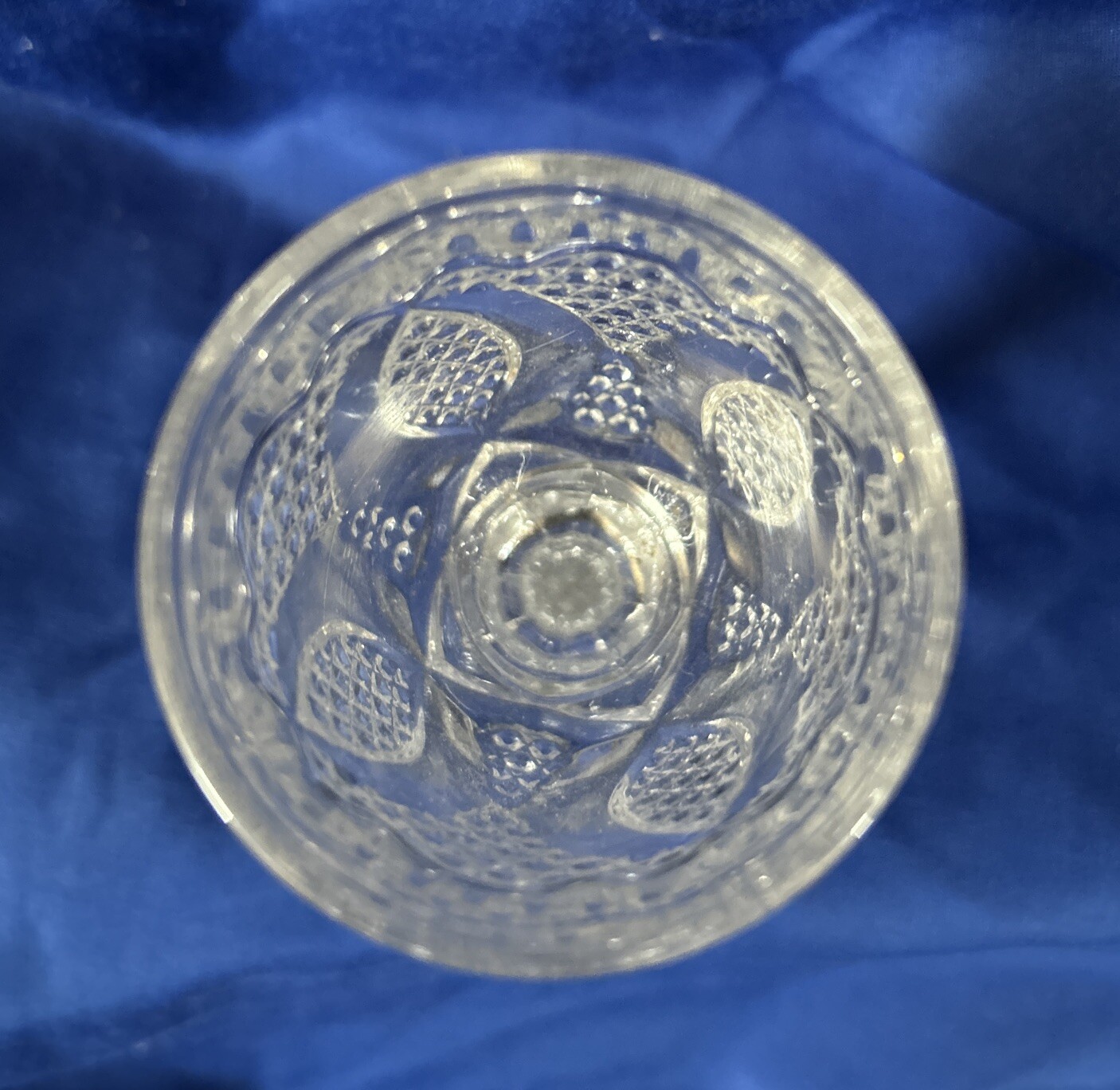 EAPG 1915 HIGH HOBB – WESTMORELAND – CLEAR GLASS – LIQUOR WINE GLASS GOBLET 4″