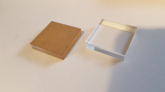 Clear Acrylic Square Bases Stands Mineral Collectible Mounting Display 1 2 3 4″