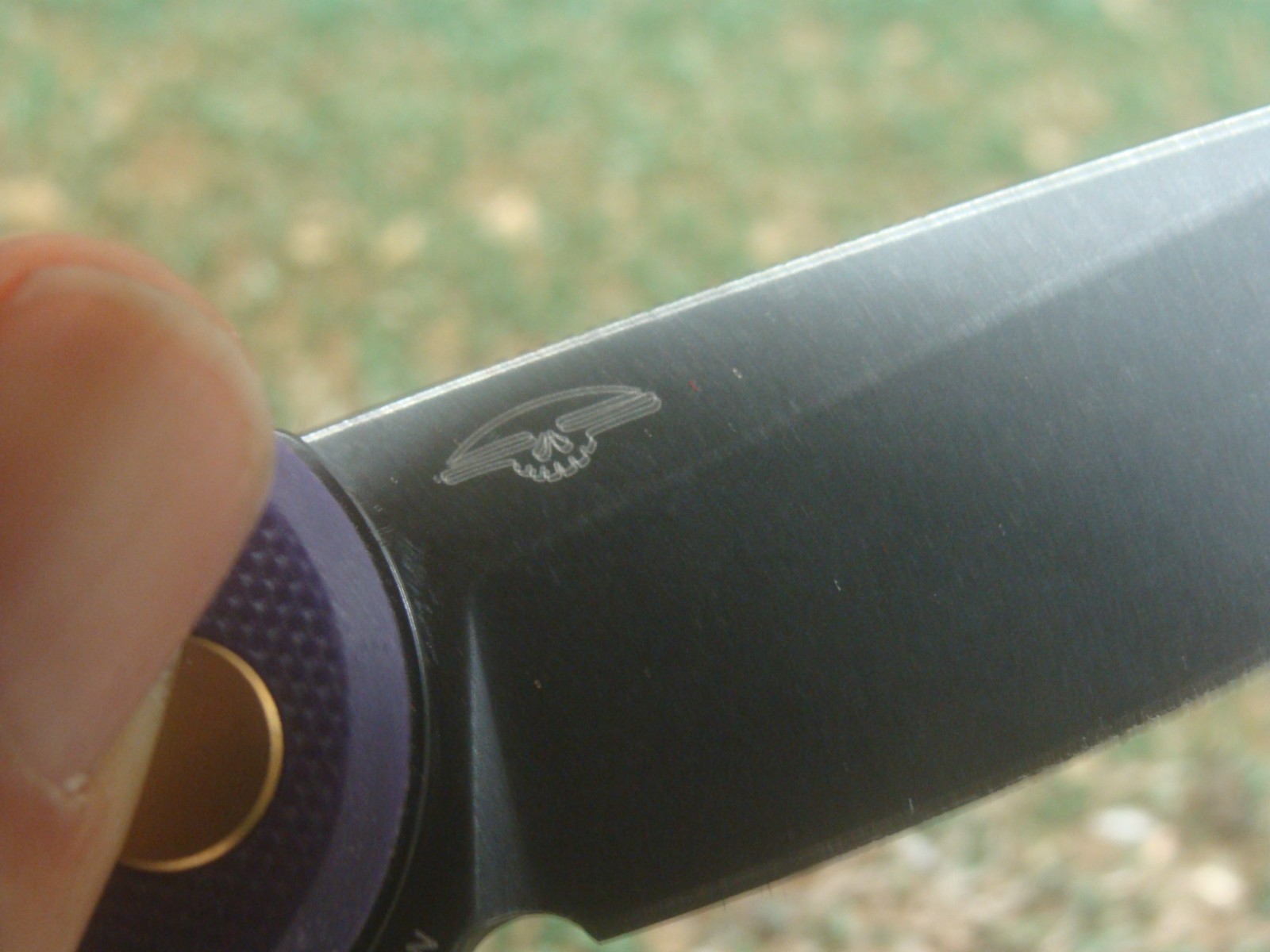 Real Steel Valore Folding Knife 3.38″ Nitro V Steel Blade Purple G10 Scales