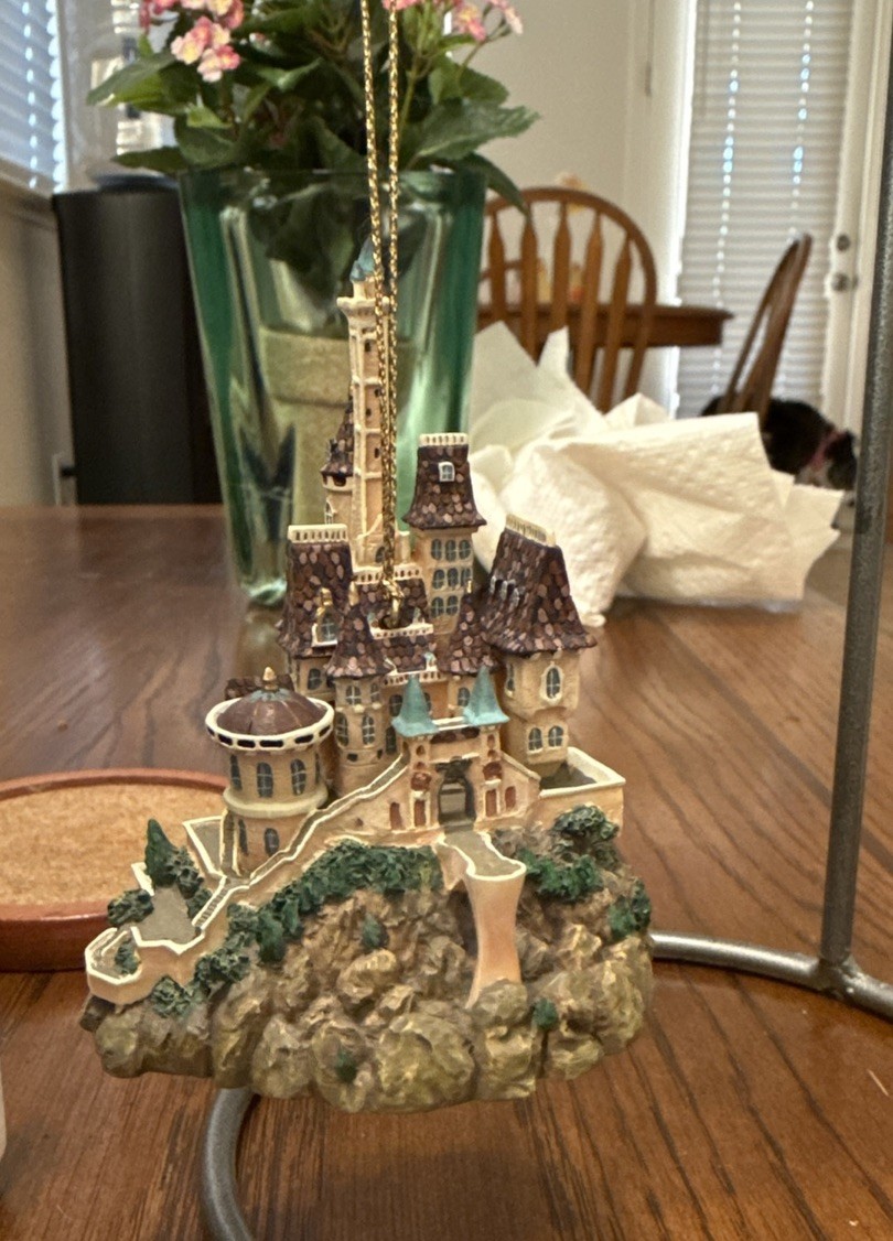 Vintage WDCC Disney Classics Collection Enchanted Places Beast’s Castle Ornament