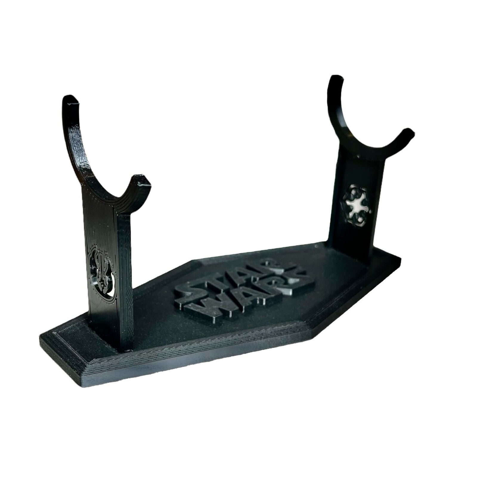 Horizontal Lightsaber Holder Stand Display – Star Wars Collectible