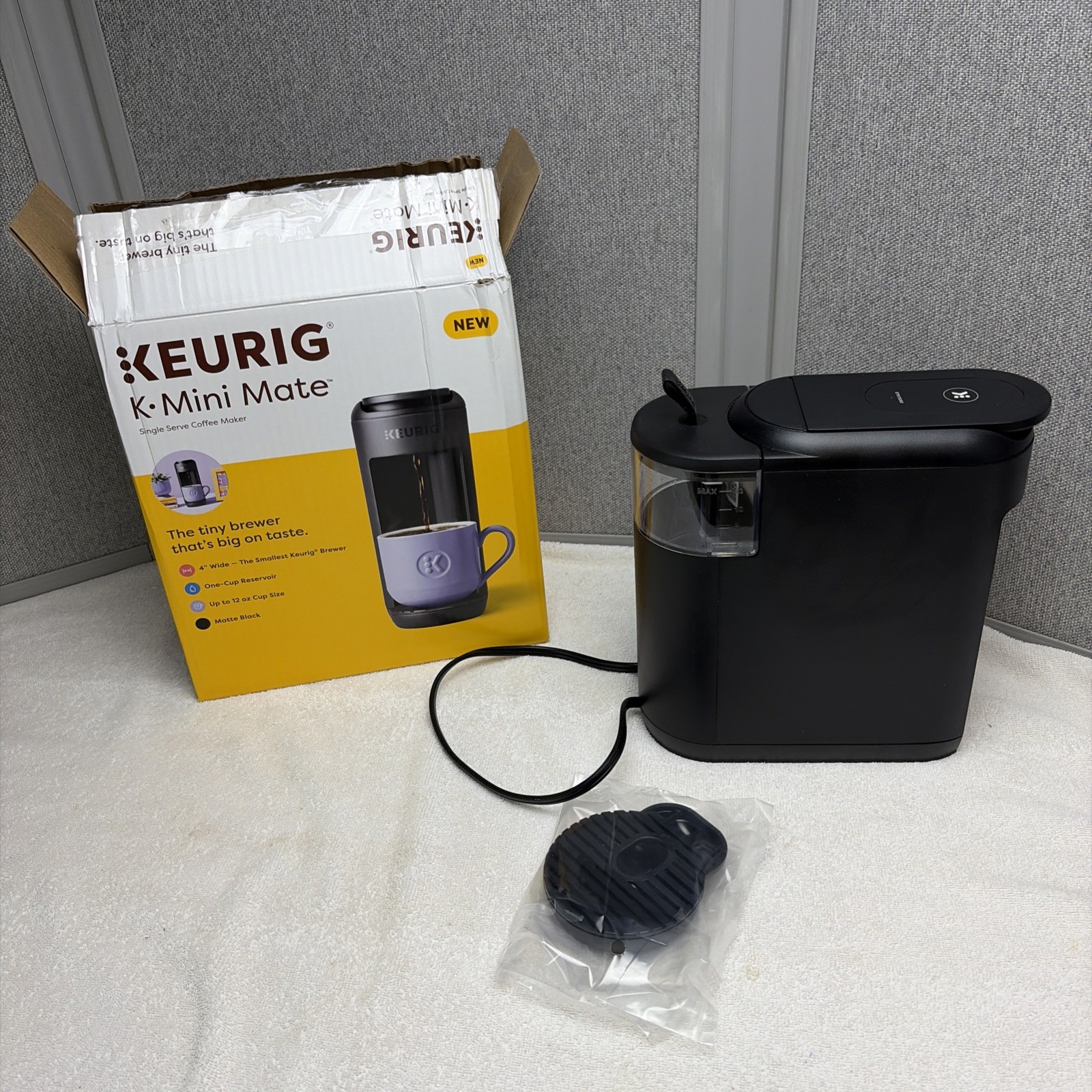 Keurig K-Mini Mate Single-Serve K-Cup Pod Coffee Maker Black – New Opened Box