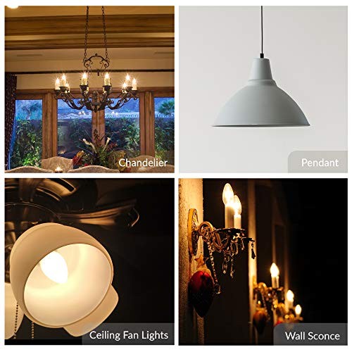 Candelabra Torpedo Clear B10 CTC 25W E12 Base (12 Pack) Decorative 25.0 Watts
