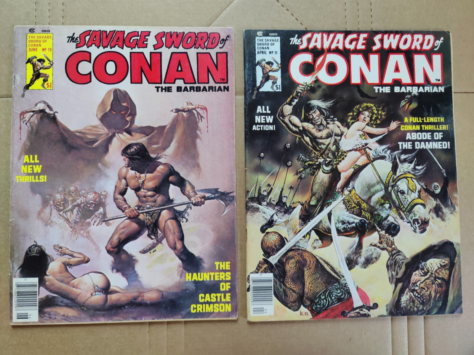 Huge Lot x36 Savage Sword of Conan 6-9 11-20 22-24 26-35 37-40 42-44 48 Annual 1