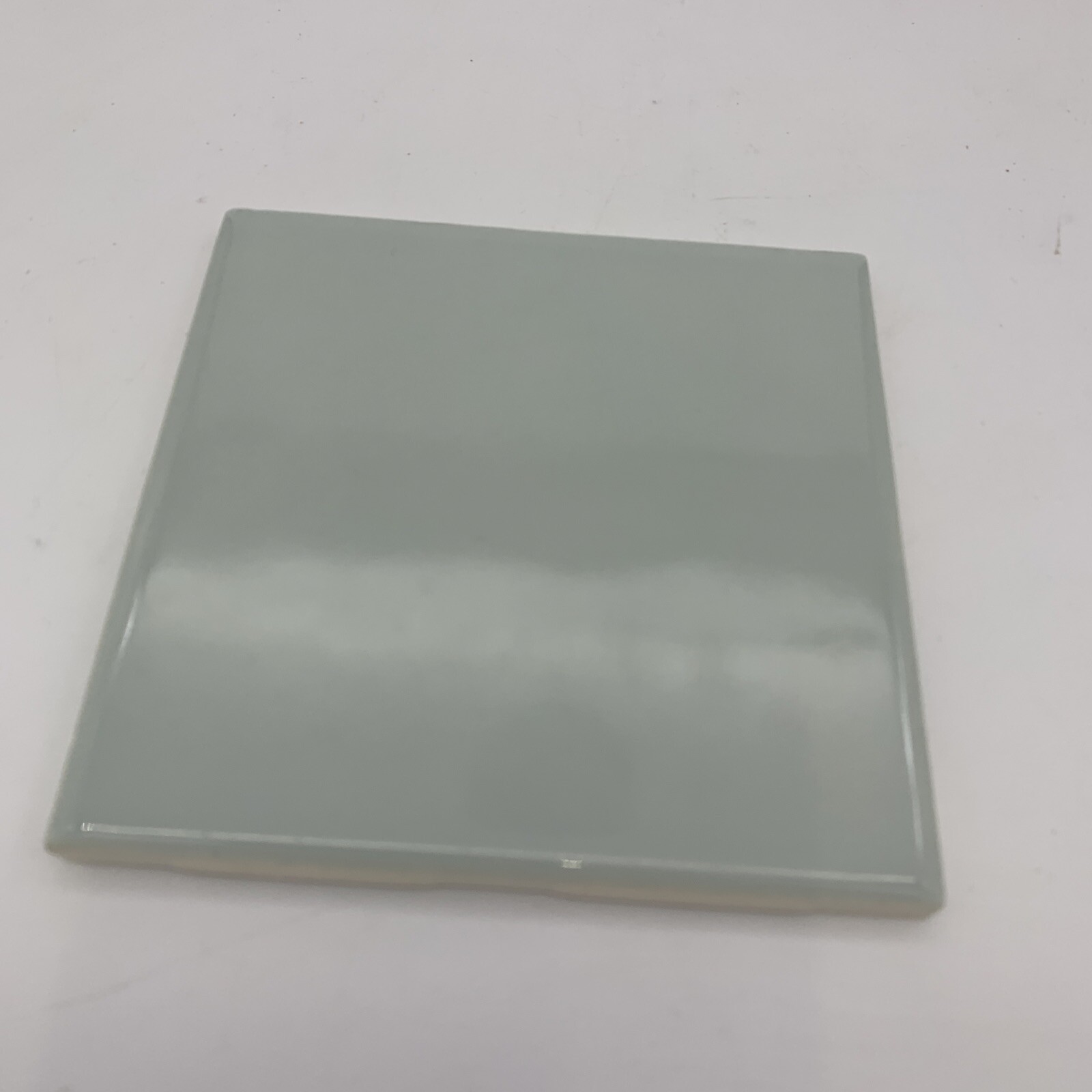 4×4 Vintage Tile in Pale Blue-Green – Per Piece – NOS – ‘Wenczel’