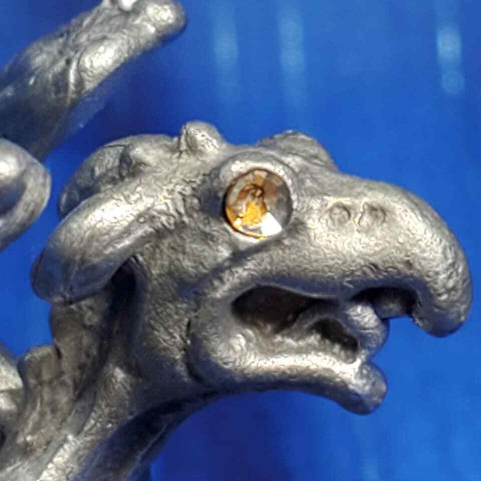 Old One Red Eyed Eagle Gargoyle Castle pewter fantasy figurine *rare* *NEW*