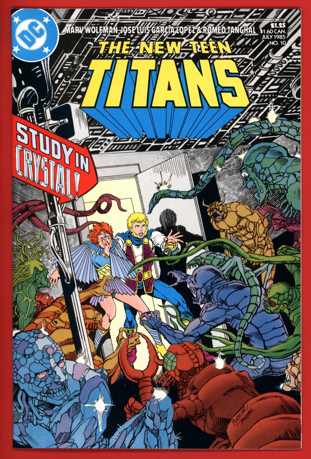 The New Teen Titans #10 9.4 NM near mint DC Comics 1985