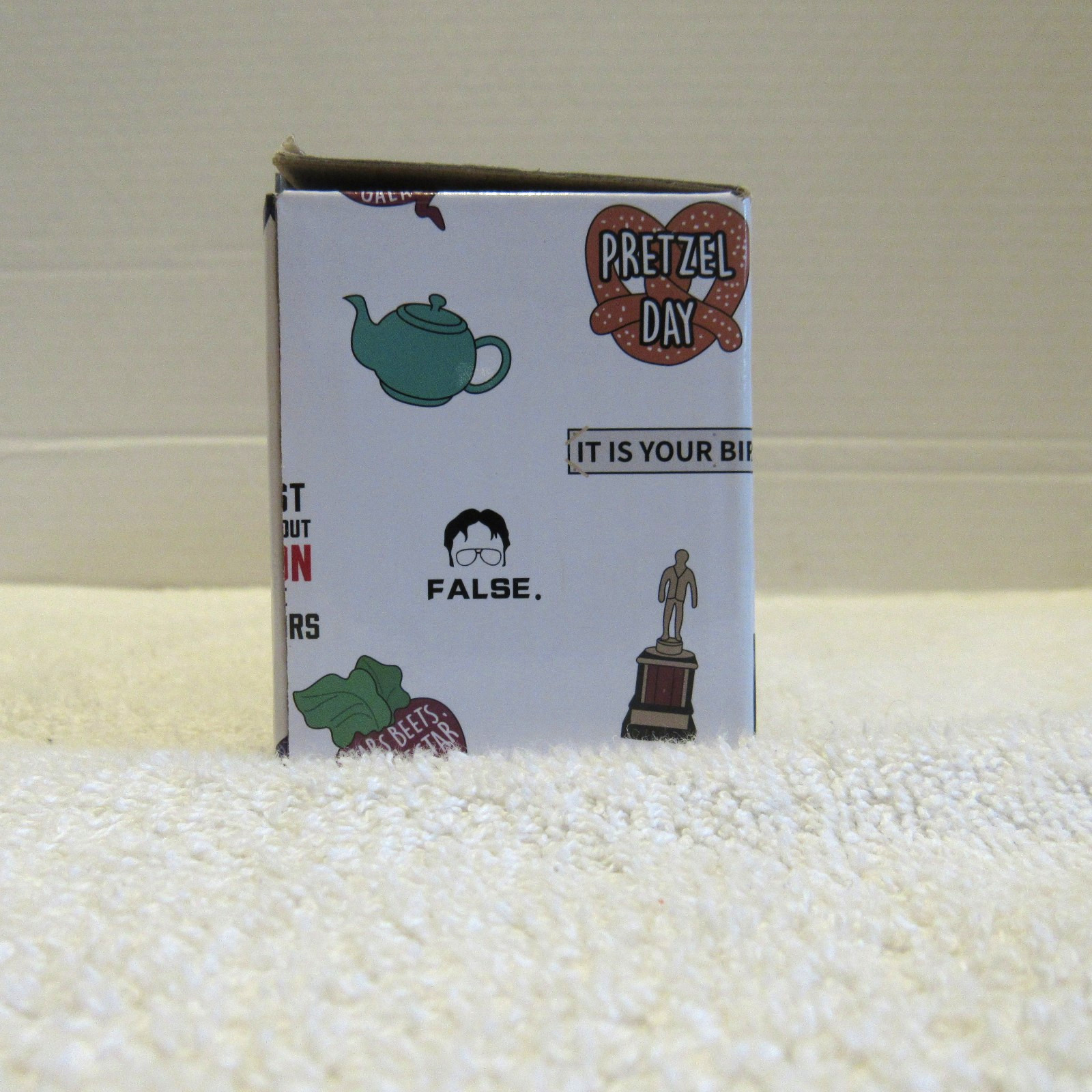 The Office Show Gift Set 4 Shot Glasses Michael Scott (Steve Carell) ect.,