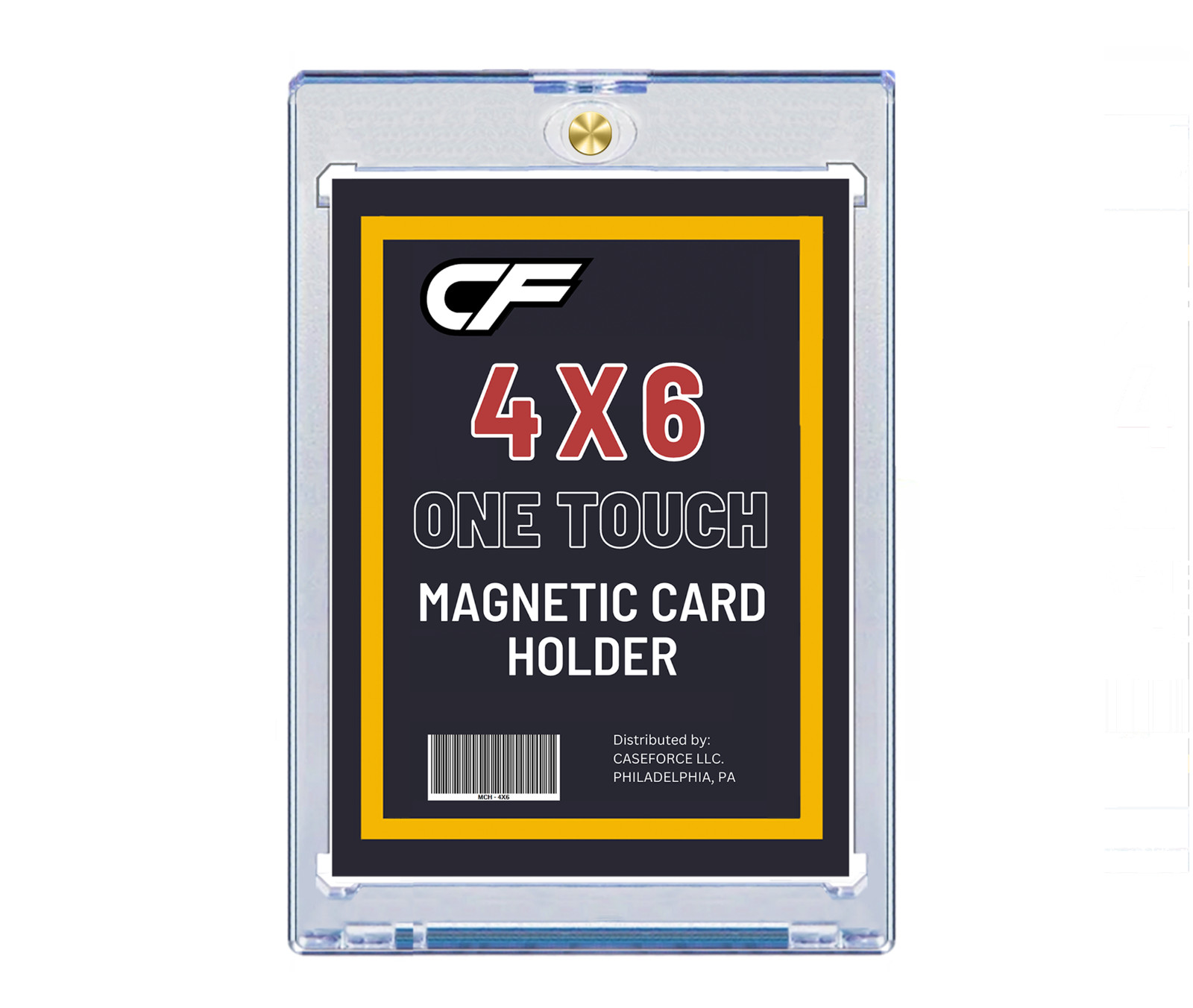 CF Magnetic Card Holder One Touch – 4″ x 6″ Sports 4×6 Post Card Photo Holder